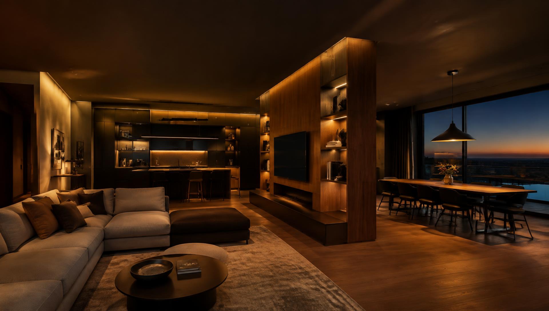 Espacio elegante con muebles a medida